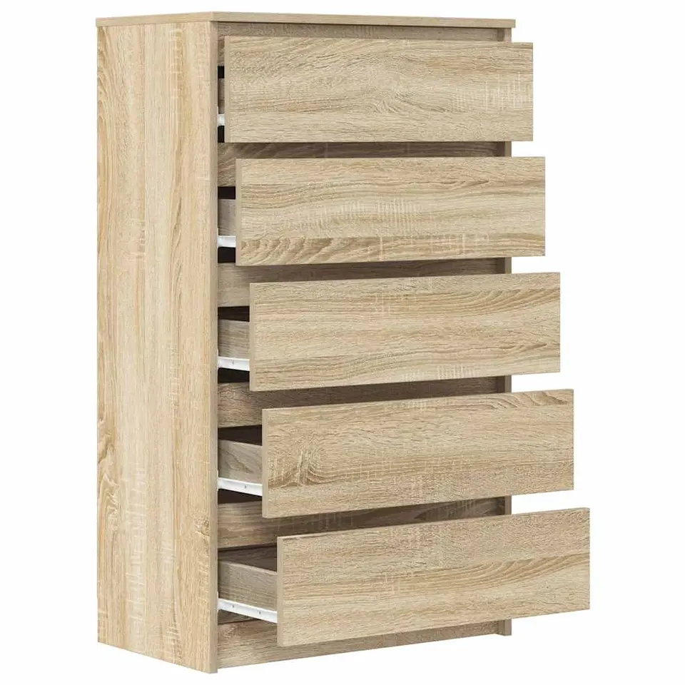 vidaXL - Ladekast - Bruin - Bewerkt hout