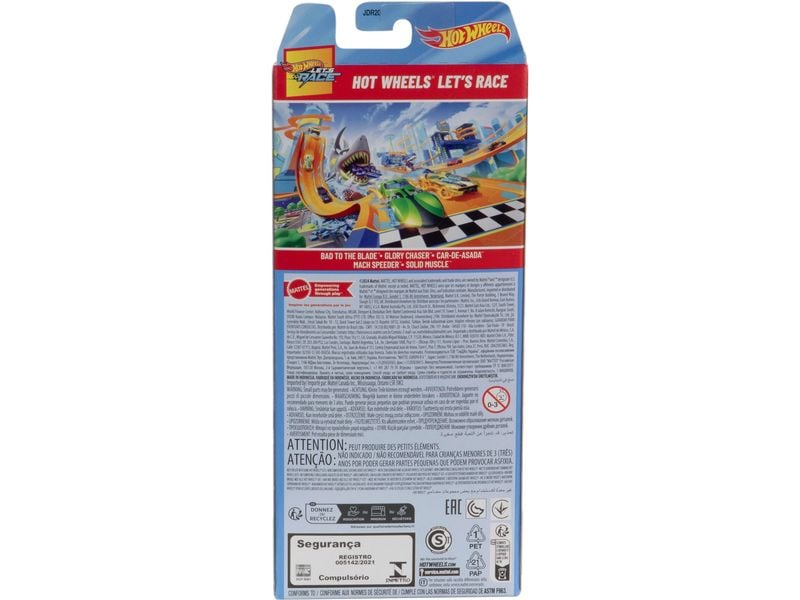 Hot Wheels Rennwagen Hot Wheels Lets Race 5er-Pack Spielzeugfahrzeug