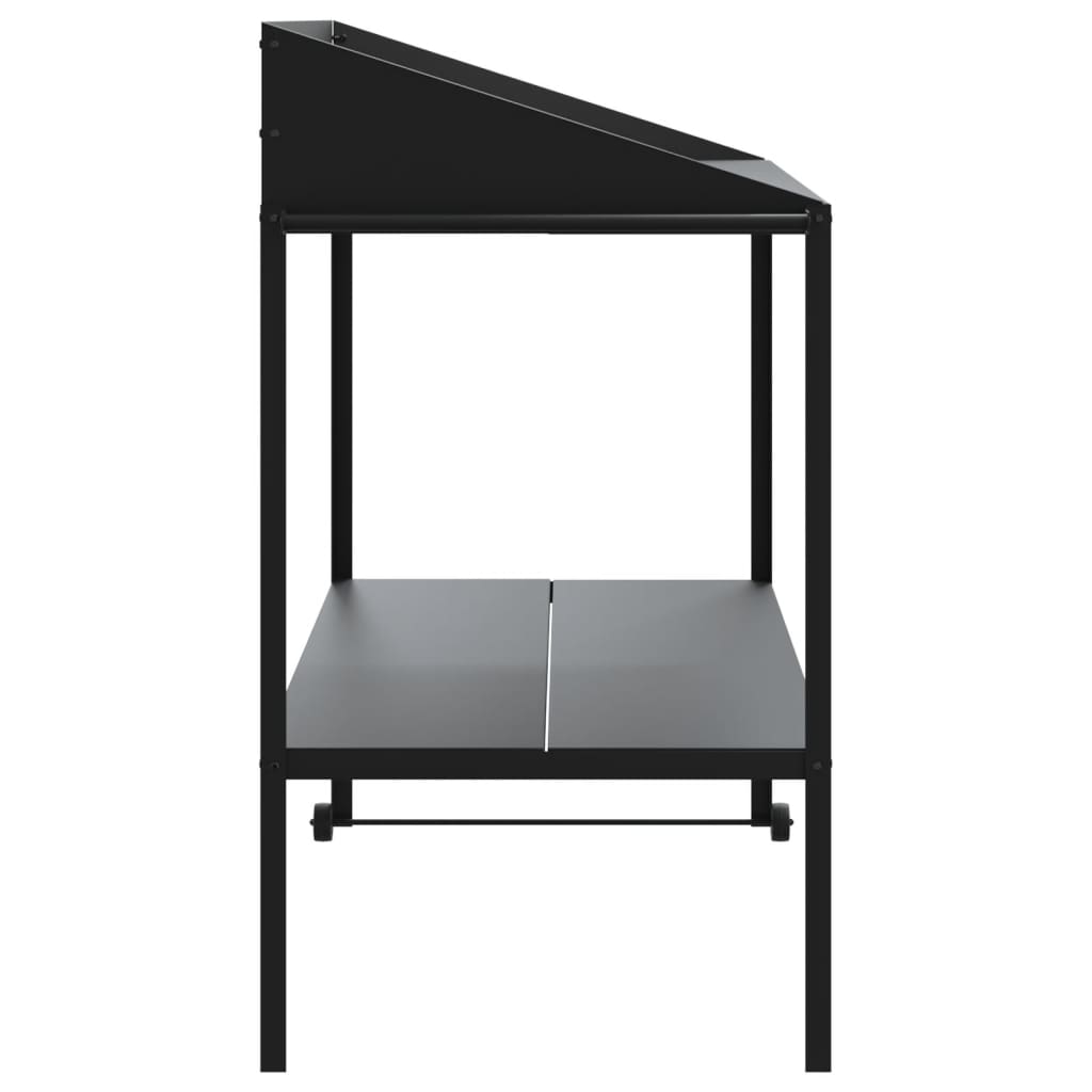 Support pour plantes anthracite 100x54,5x100 cm acier galvanisé