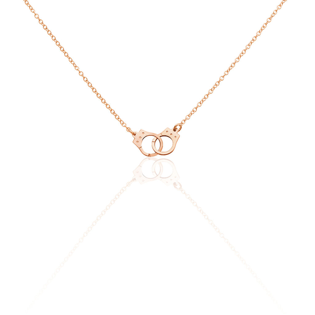 Collier Argent Rose Kim