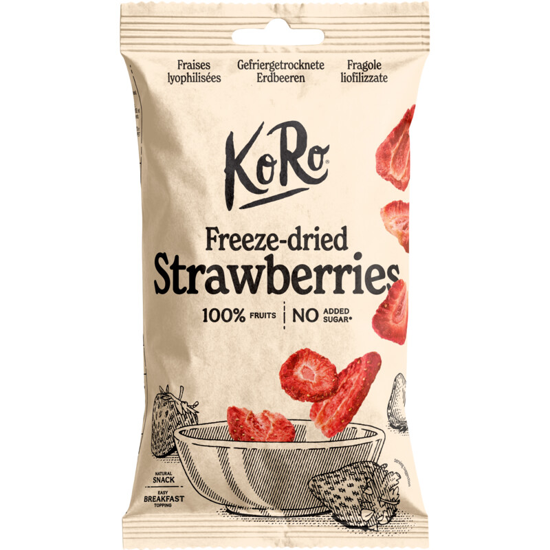 KoRo Freeze-dried strawberries