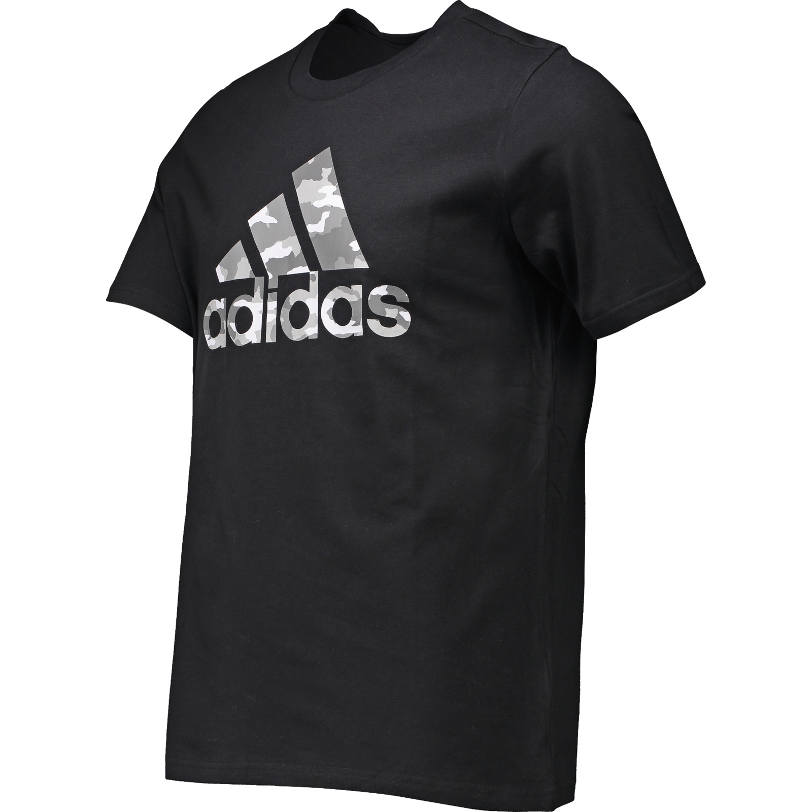 Adidas Herren-T-Shirt M CAMO BOS S, schwarz