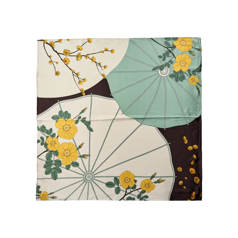 Bahne Accessories  Silk tørklæde - Yellow Buttercup