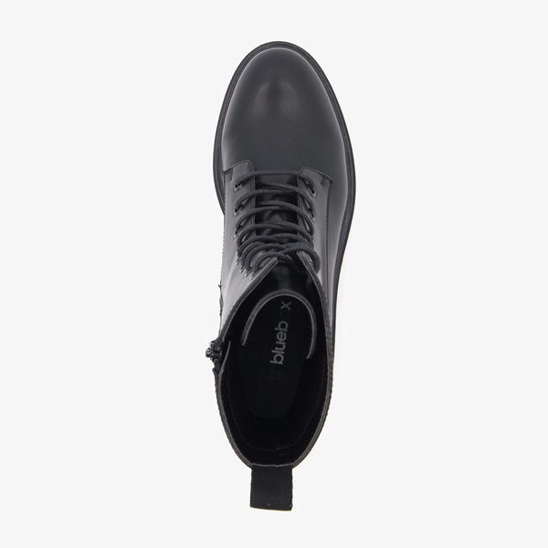 Blue Box dames veterboots zwart
