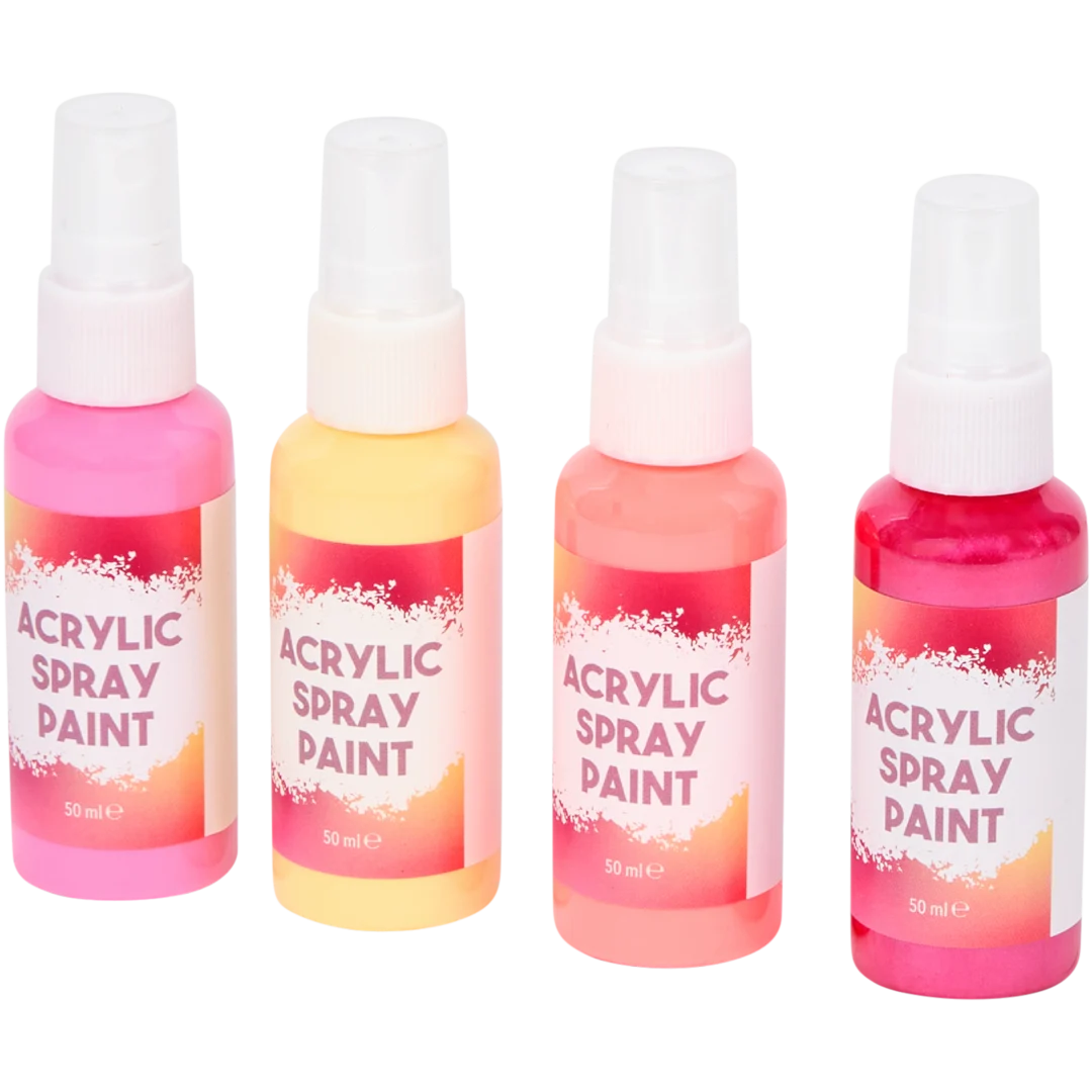 Acrylspray 4 x 50 ml | diverse kleuren