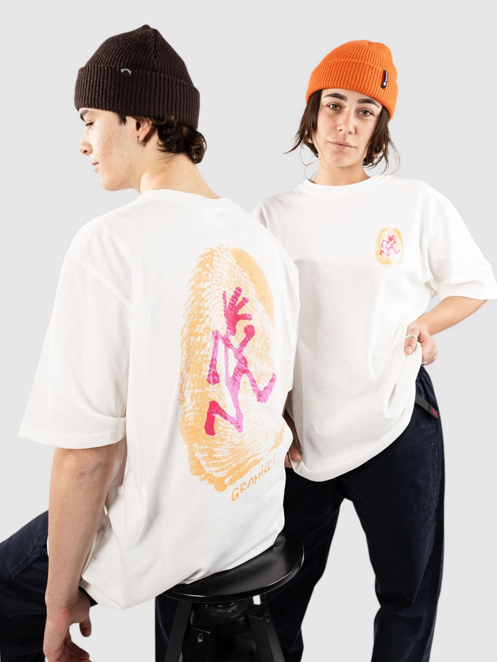 Gramicci Thumbprint T-Shirt white