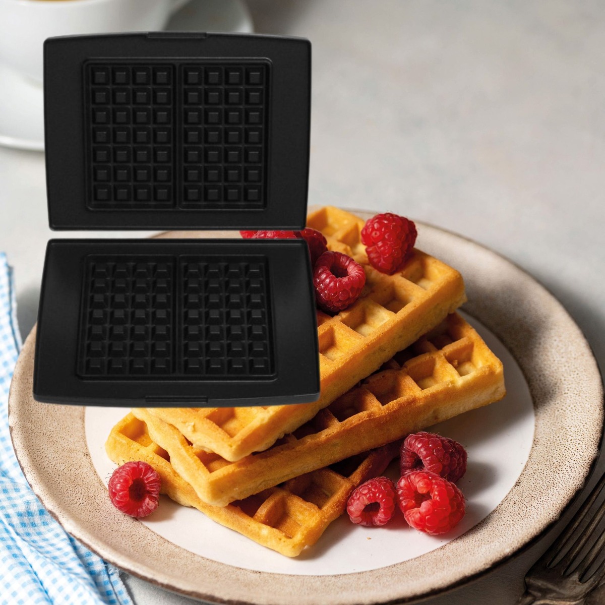 FRITEL Bakplaat Belgische wafels 4x7