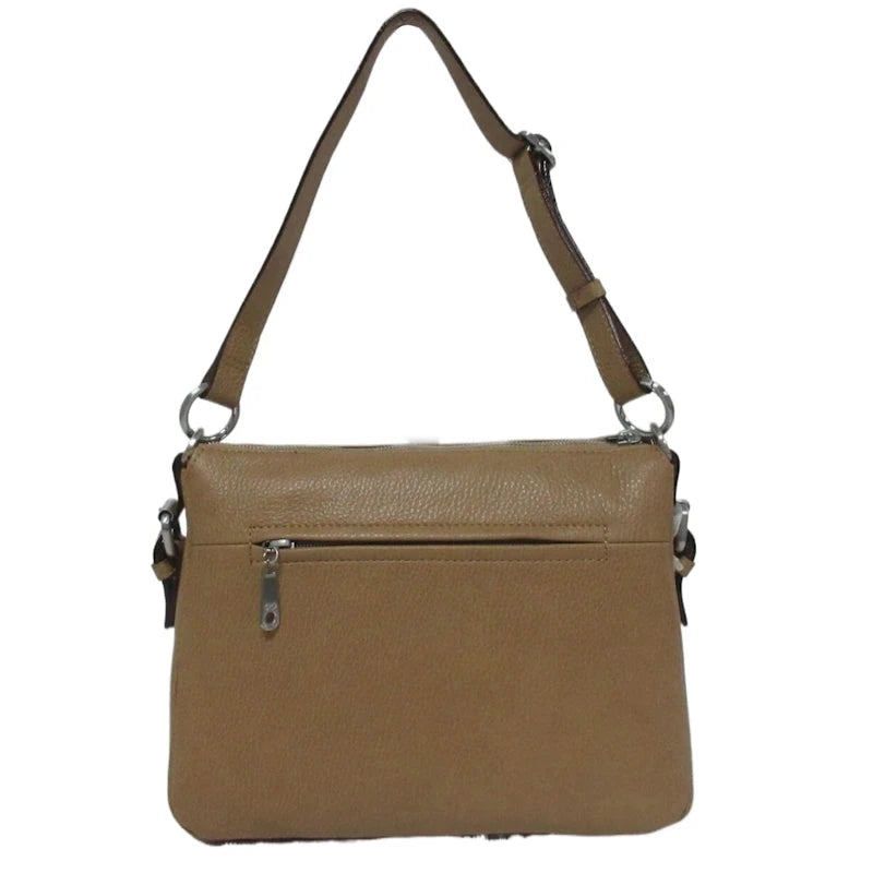 Gigi Fratelli Schouder-/Crossbodytas  Romance ROM0183 Camel