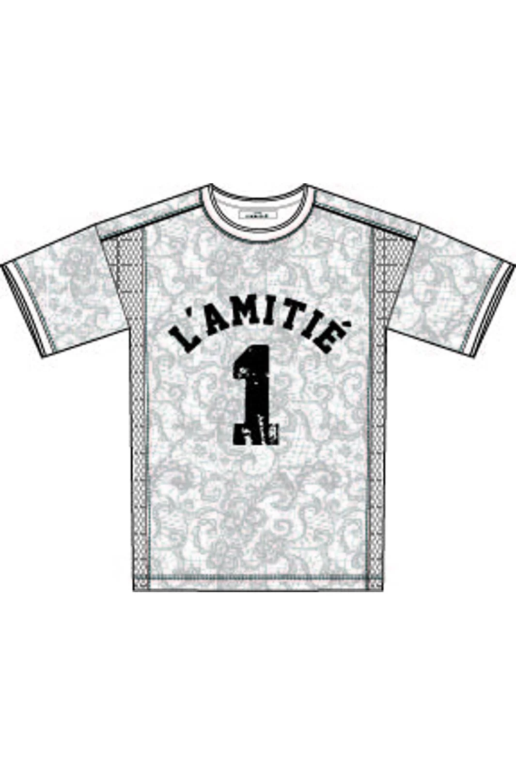 Haute L'Amitié Lace Football Tee HL10001