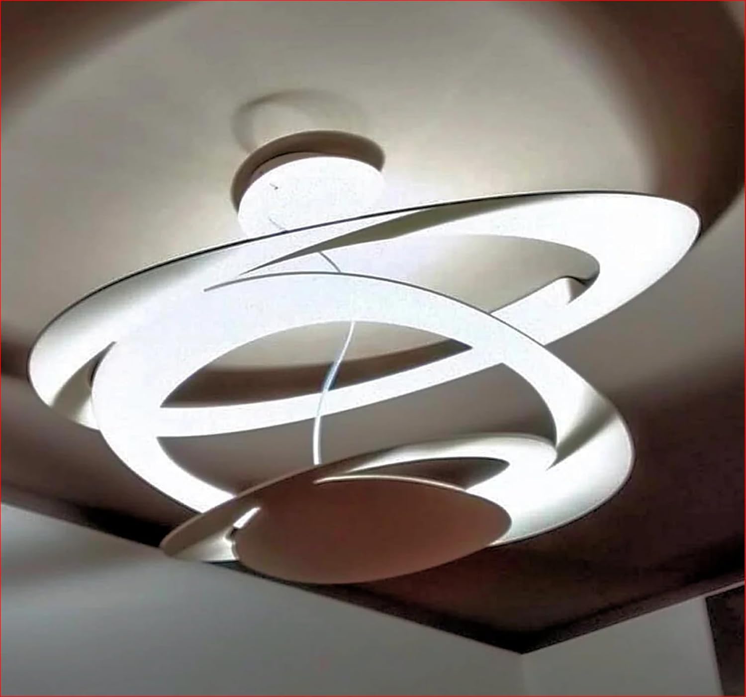 Artemide Pirce Mini LED Deckenleuchte, 3000°K, Weiß
