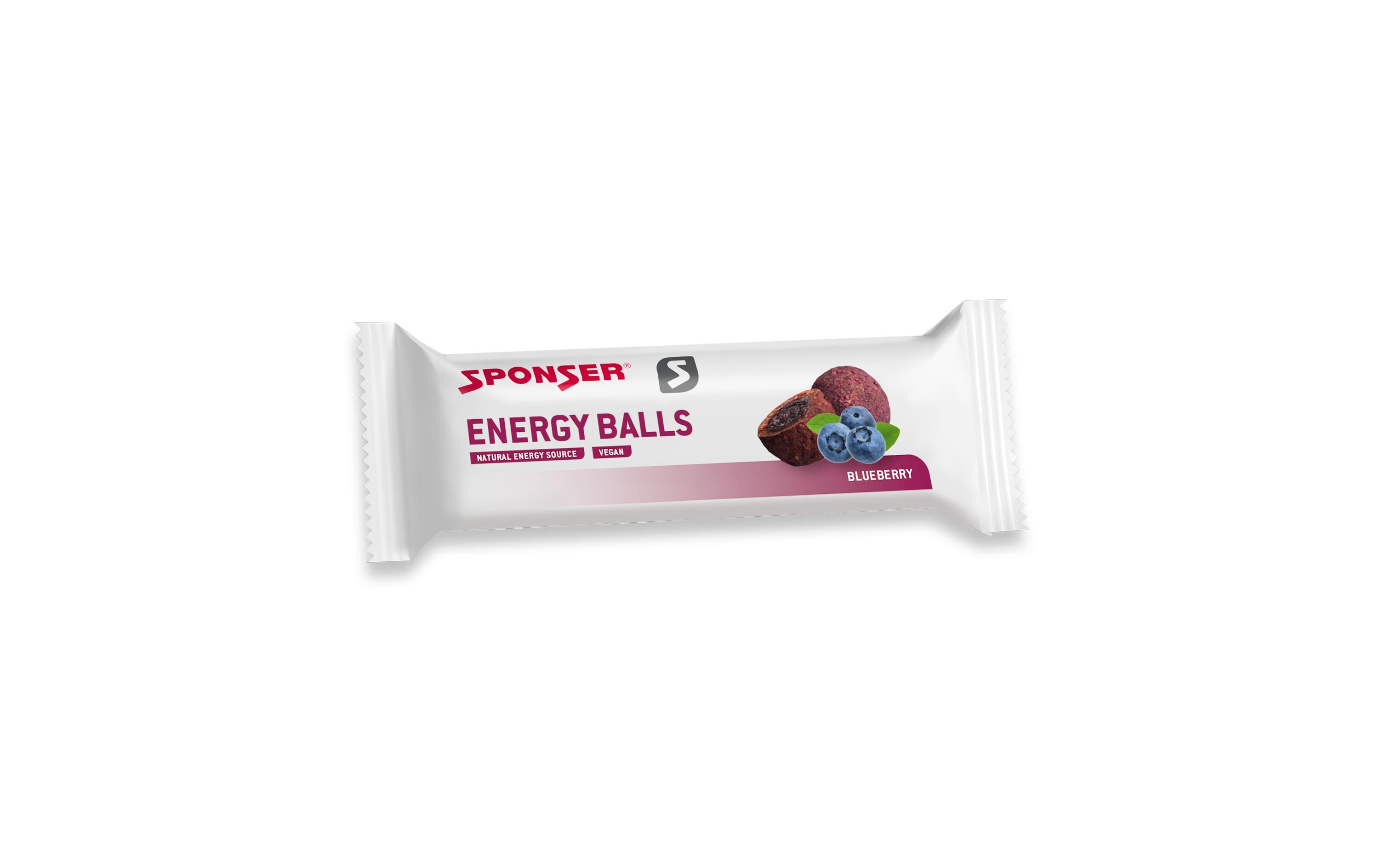 Energyballs Blueberry, 18 x 45gFruchtige Energiebällchen für sportliche Aktivitäten