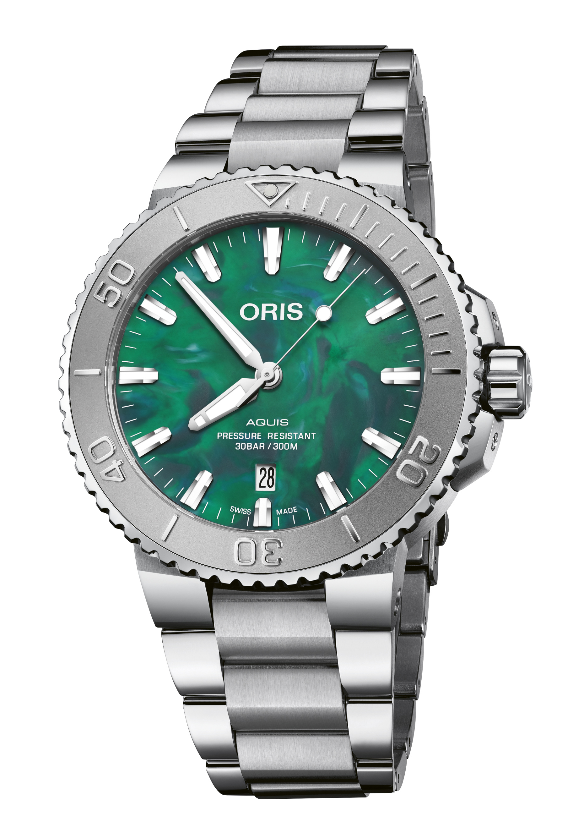Oris Aquis x Bracenet Herrenuhr 01.733.7730.4137-0782405PEB