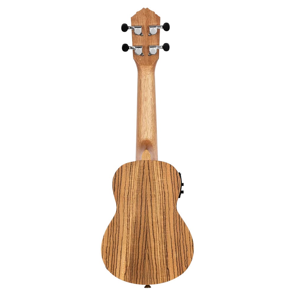 Ortega RFU10ZE Timber Series Natural E/A sopraan ukelele met gigbag
