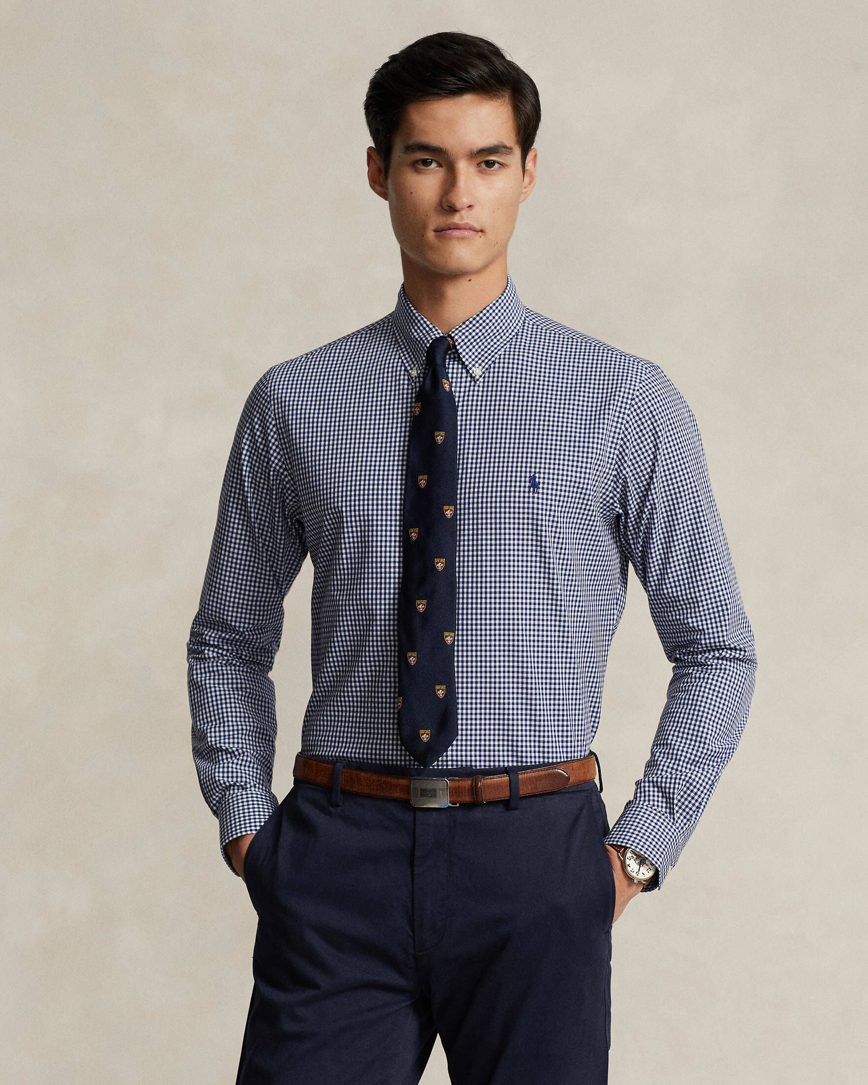 Polo Ralph Lauren| Herren Hemd Custom Fit Langarm