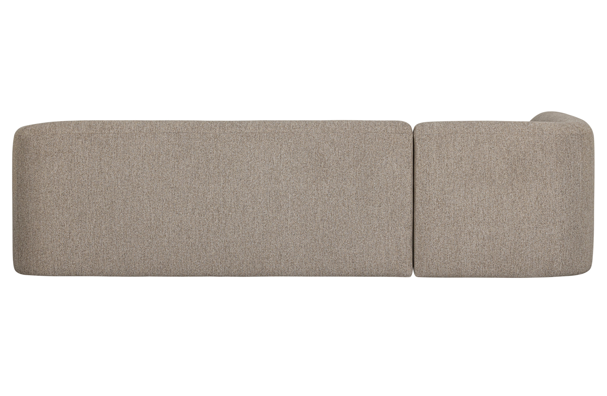 BePureHome hoekbank Sloping Naturel Melange - Links