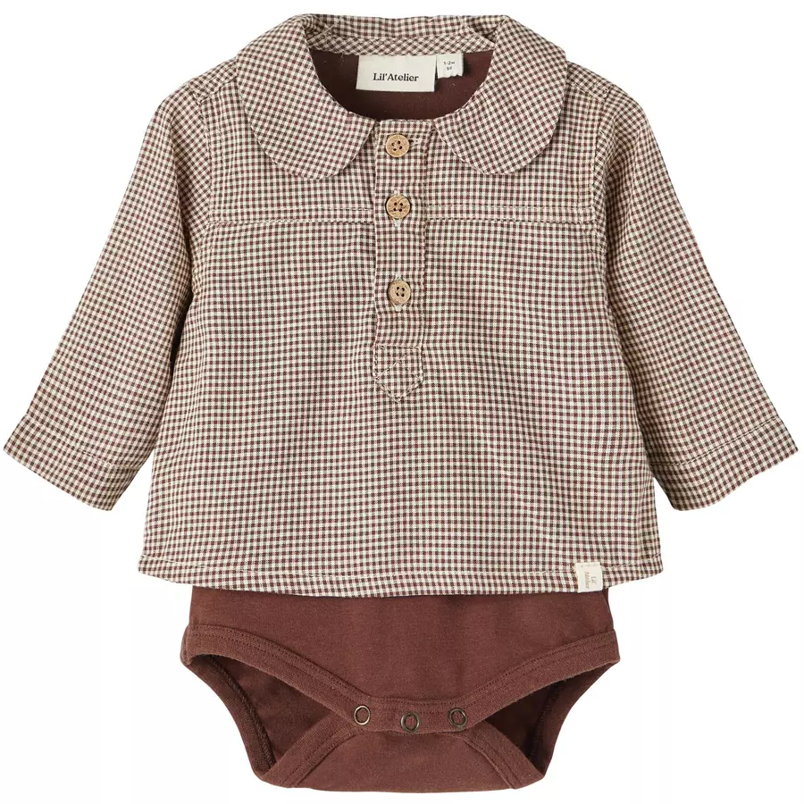 Lil'Atelier Body Shirt Nbmross Rocky Road
