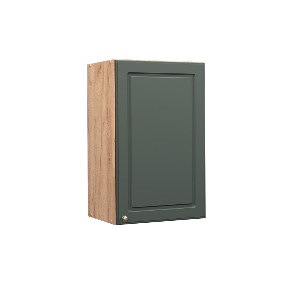 Vicco Hängeschrank Küchenschrank Küchenmöbel Fame-Line Eiche Grün-Gold Landhaus 45 cm Küche Einbauküche Hängeschrank Drehtür Einlegeboden Küchenzeile