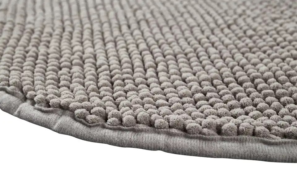 levelone Badematte Happy Taupe Ø 55 cm