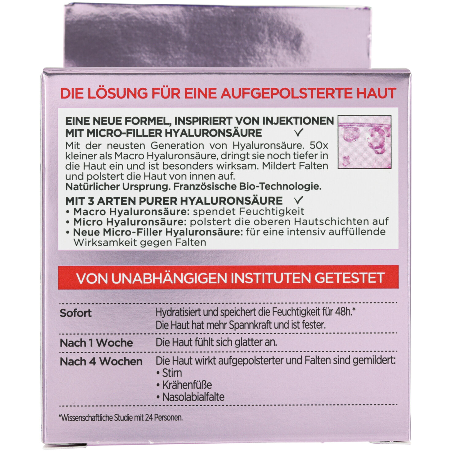 L'Oréal Paris Revitalift Filler [+Hyaluronsäure] Intensiv Aufpolsternde Anti-Age Tagescreme, 50ml