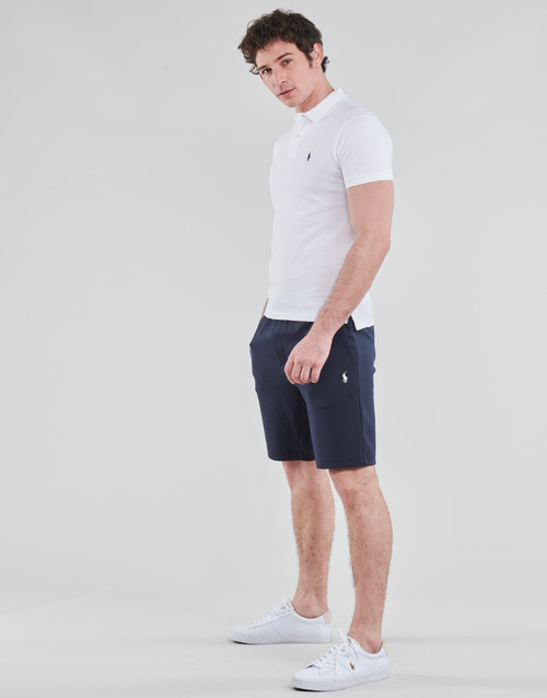 Polo Ralph Lauren - POLO CINTRE SLIM FIT EN COTON BASIC MESH LOGO PONY PLAYER Blanco
