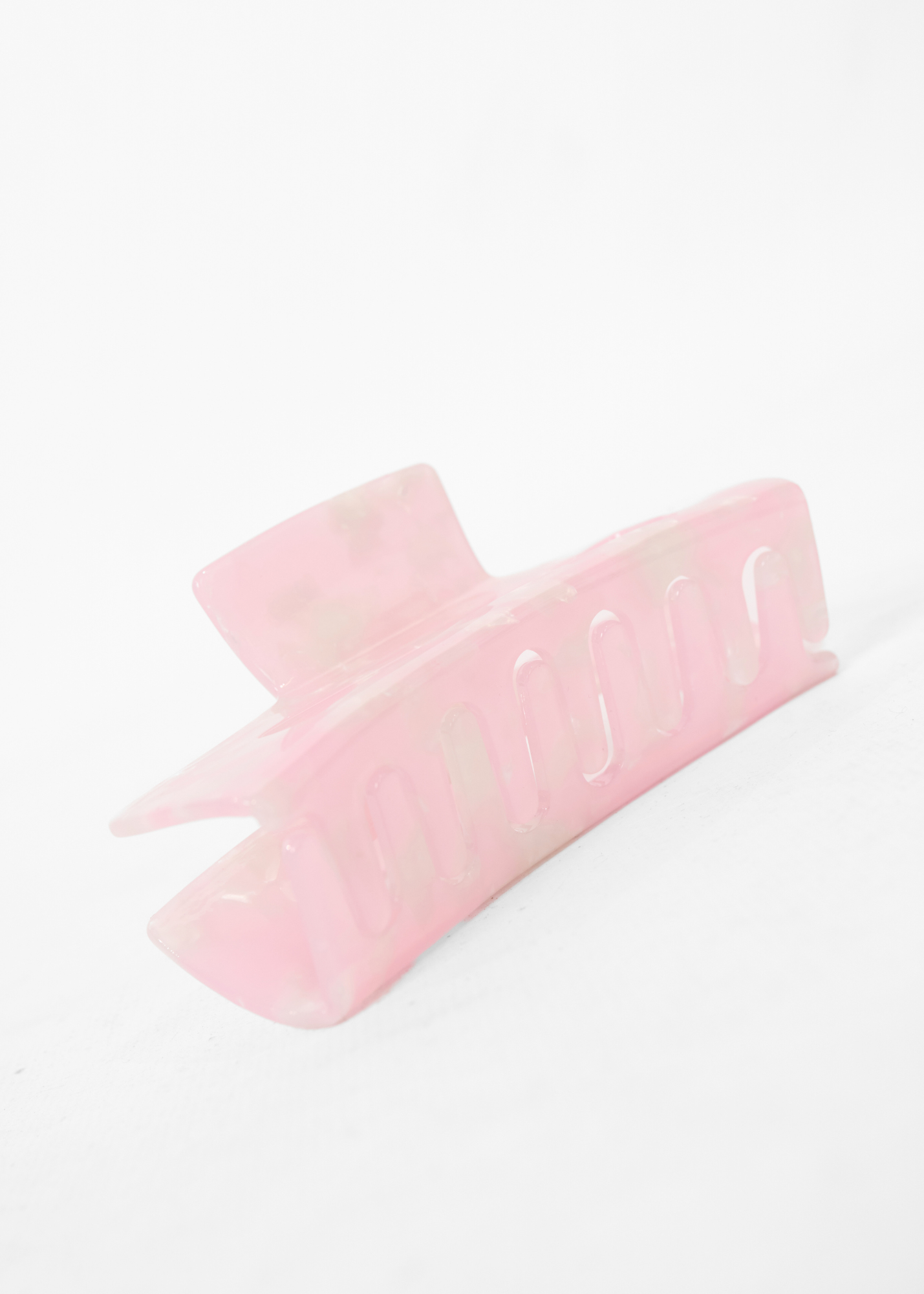 Haarklem patroon groot roze