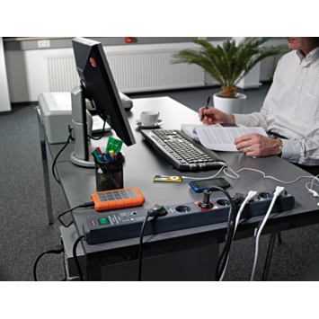 Brennenstuhl stekkerdoos 8-voudig 3 meter Secure-Tec