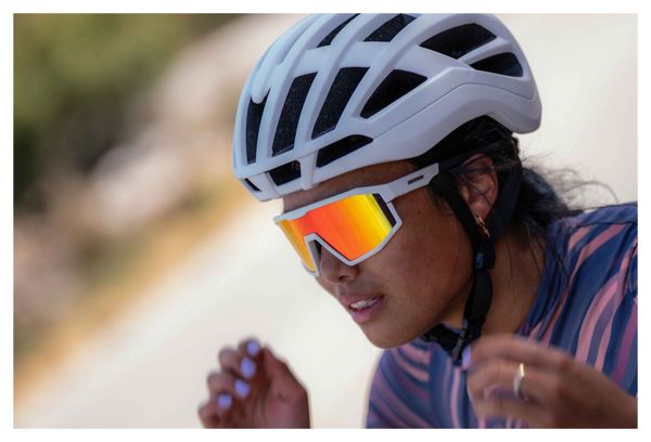 Lunettes Velo Rogelli Recon - Unisexe - Blanc/Corail