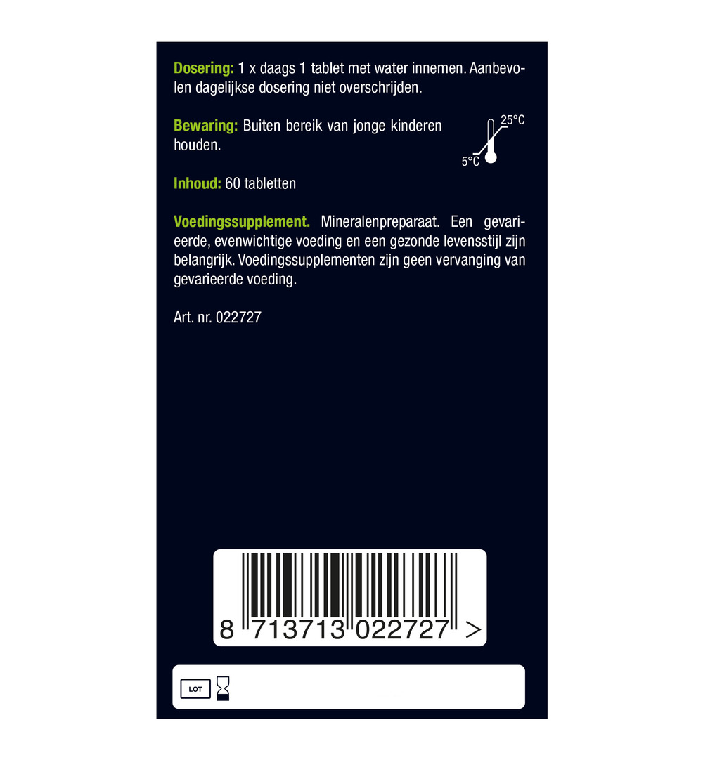 Lucovitaal Zinkmethionine & Koper (60 capsules)
