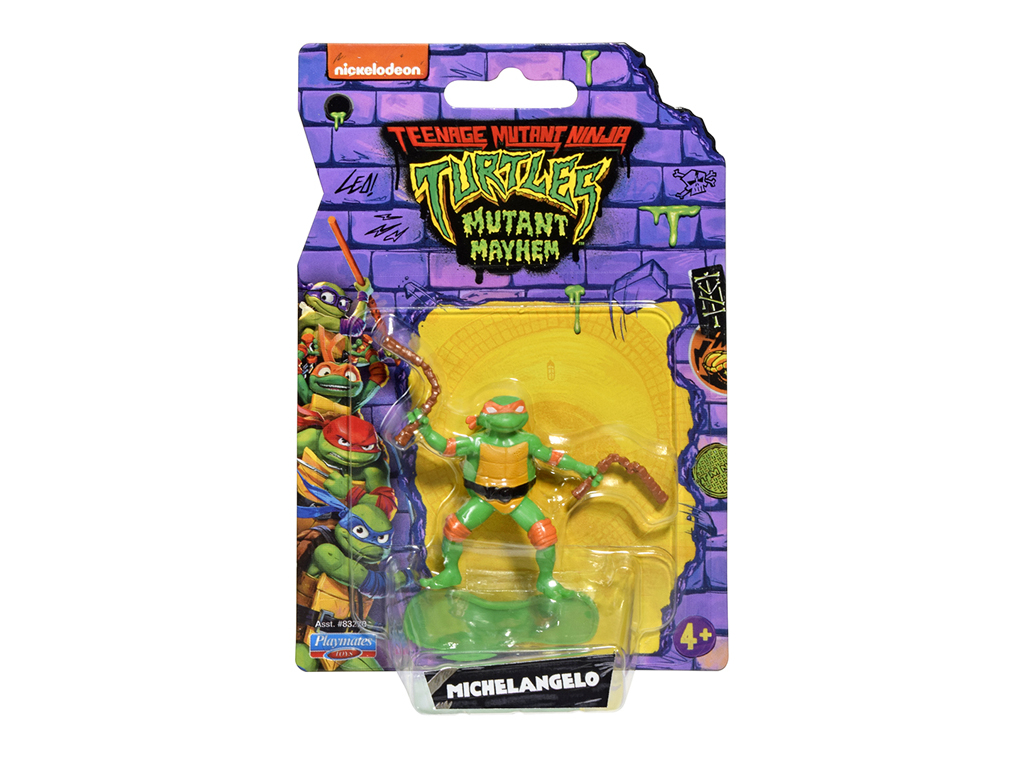 MINI FIGURA TARTARUGAS NINJA MODELOS SORTIDOS