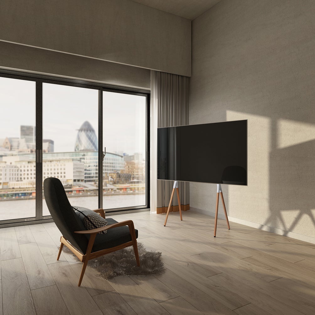 Neomounts NM-M1000WHITE vloerstatief voor flatscreen