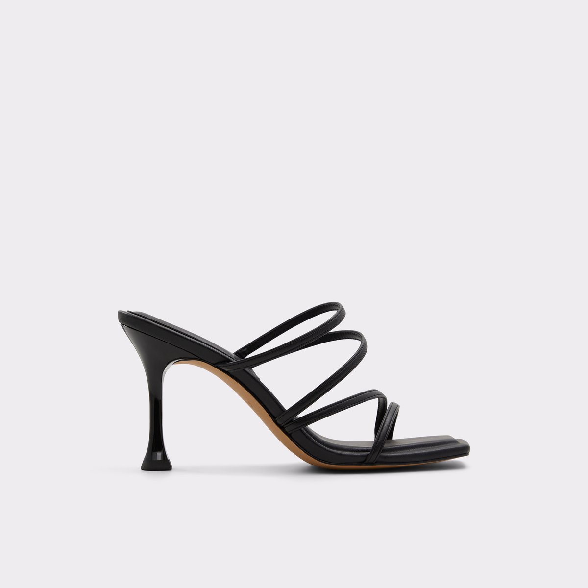 Astaya Black Women Strappy Sandals