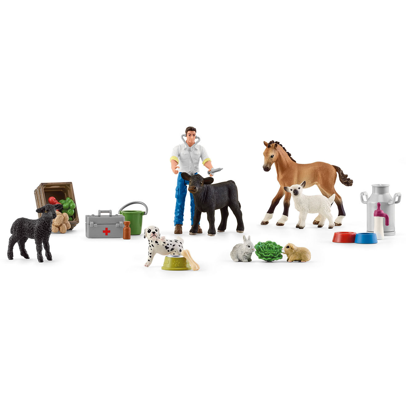 Schleich Calendrier de l'Avent Farm World Exclusif multicolore