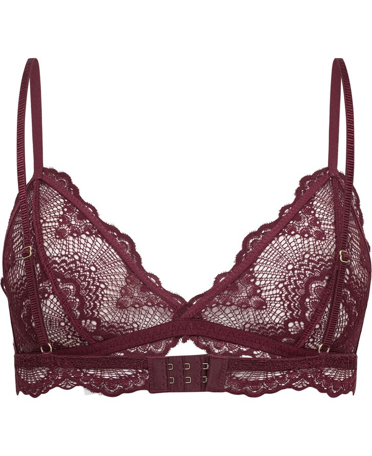 Magasin du Nord Collection Petal 1. 1 Unlined Bra Tawny port