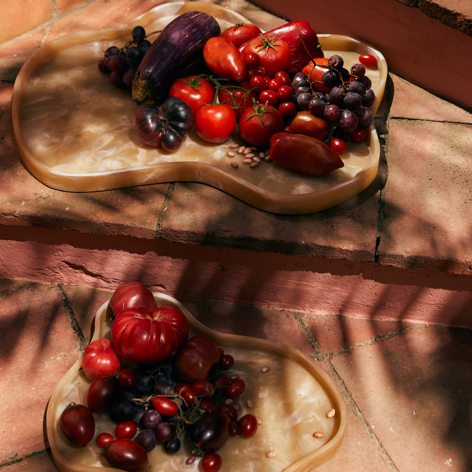 Schaal Patio groot cream