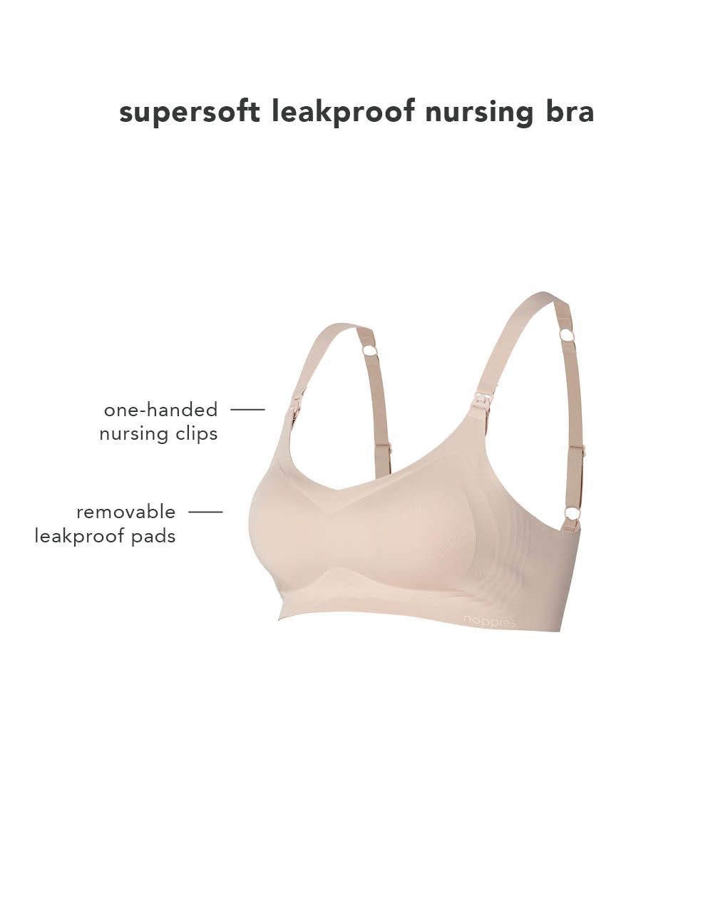 Noppies Maternity Voorgevormde voedingsbh Zia leakproof - Moonlight