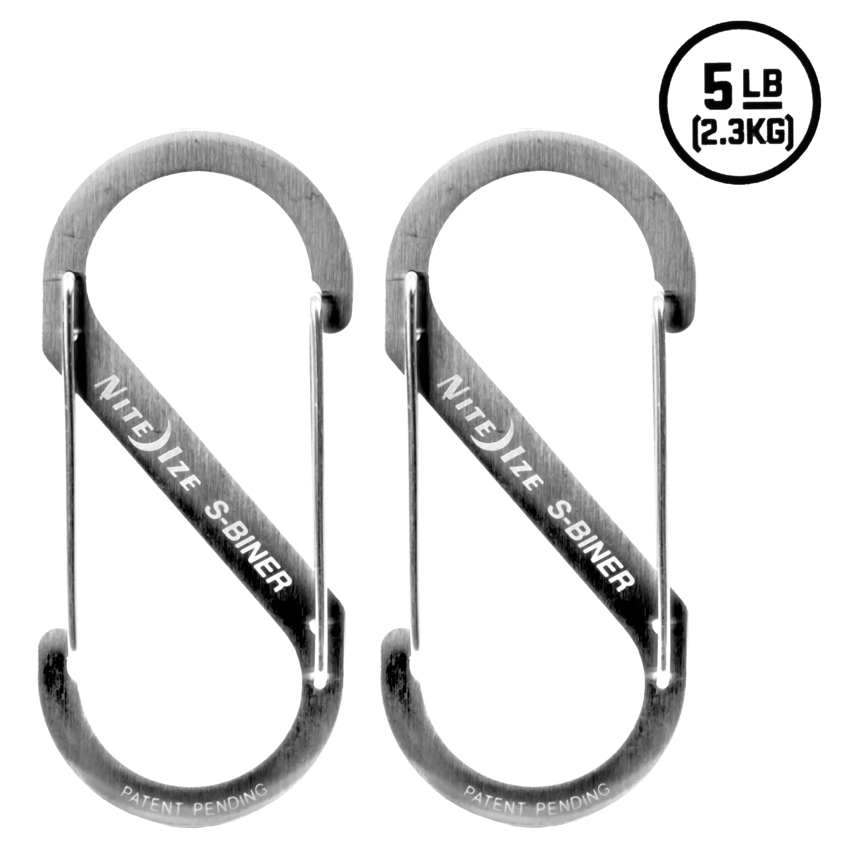 Nite Ize -  Karabiner S-Biner Gr. 1 Edelstahl stainless 2er Pack