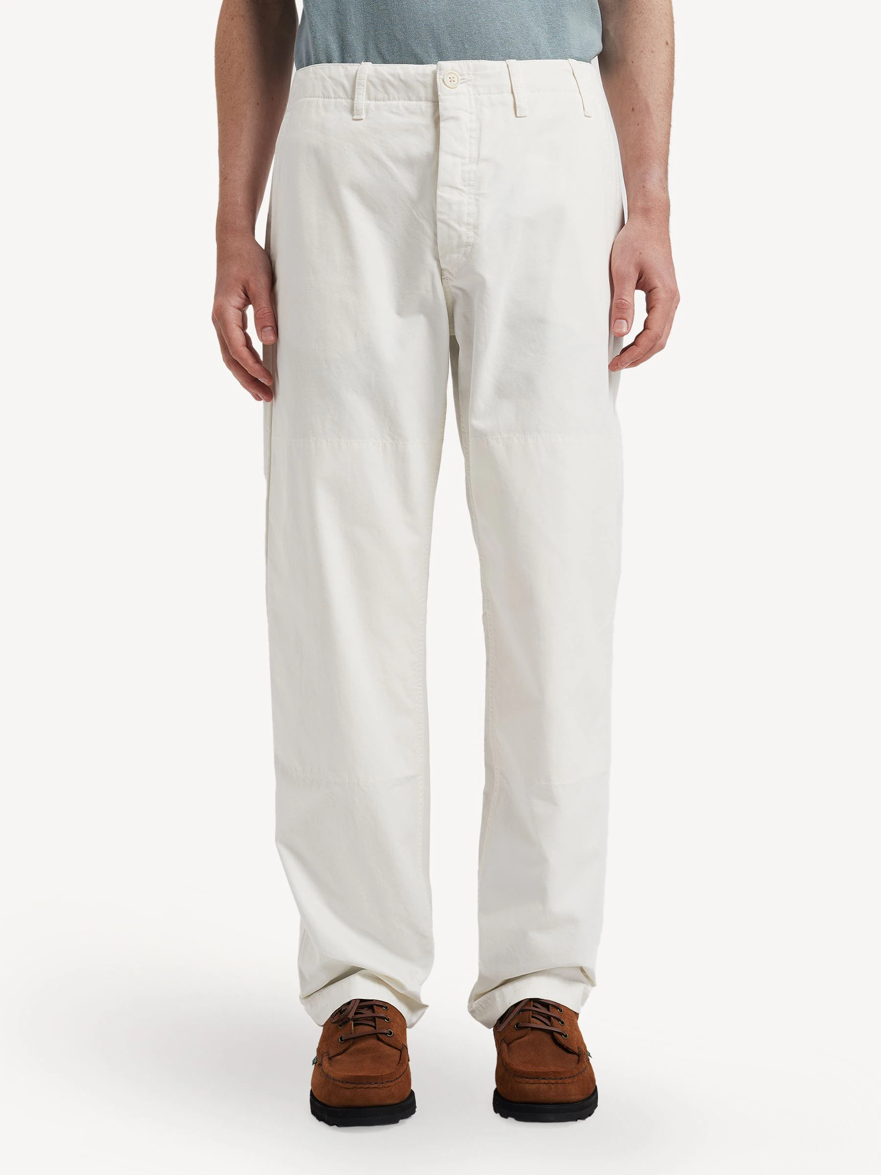 Crème - Norse Projects Lukas Relaxed Leg Workwear Trousers