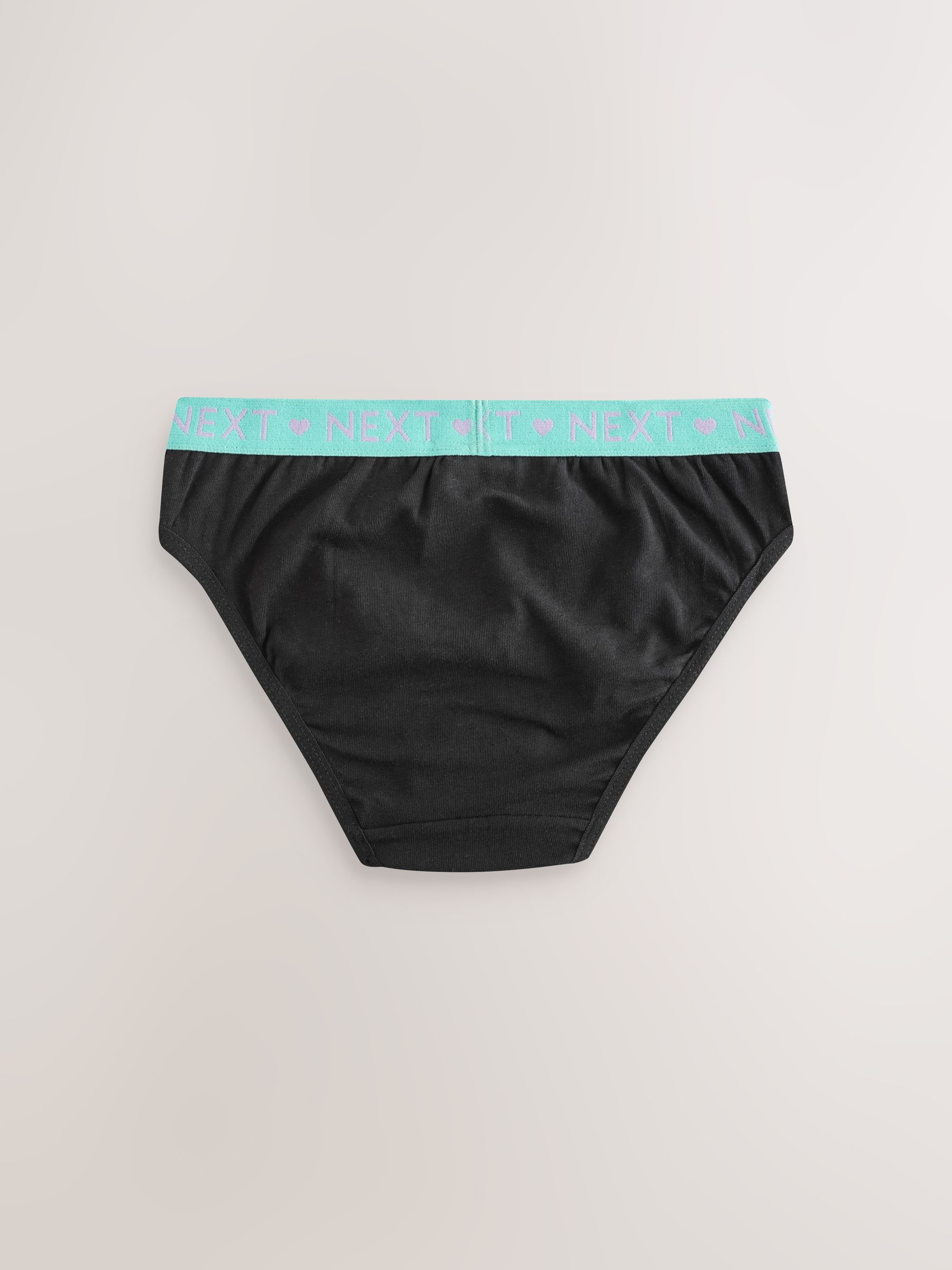 Zwart - Verpakking van 7 bikinibroekjes (5-16 jr)