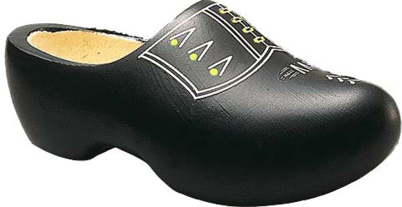 Gevavi - Houten klompen - Zwart - 24 cm/mt 37