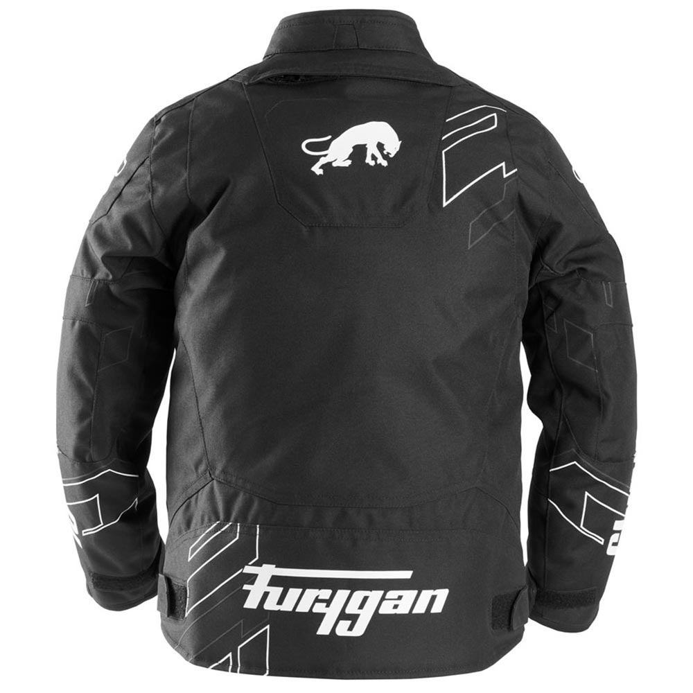 Furygan - Blouson enfant Neon Kid Noir / Blanc / Anthracite