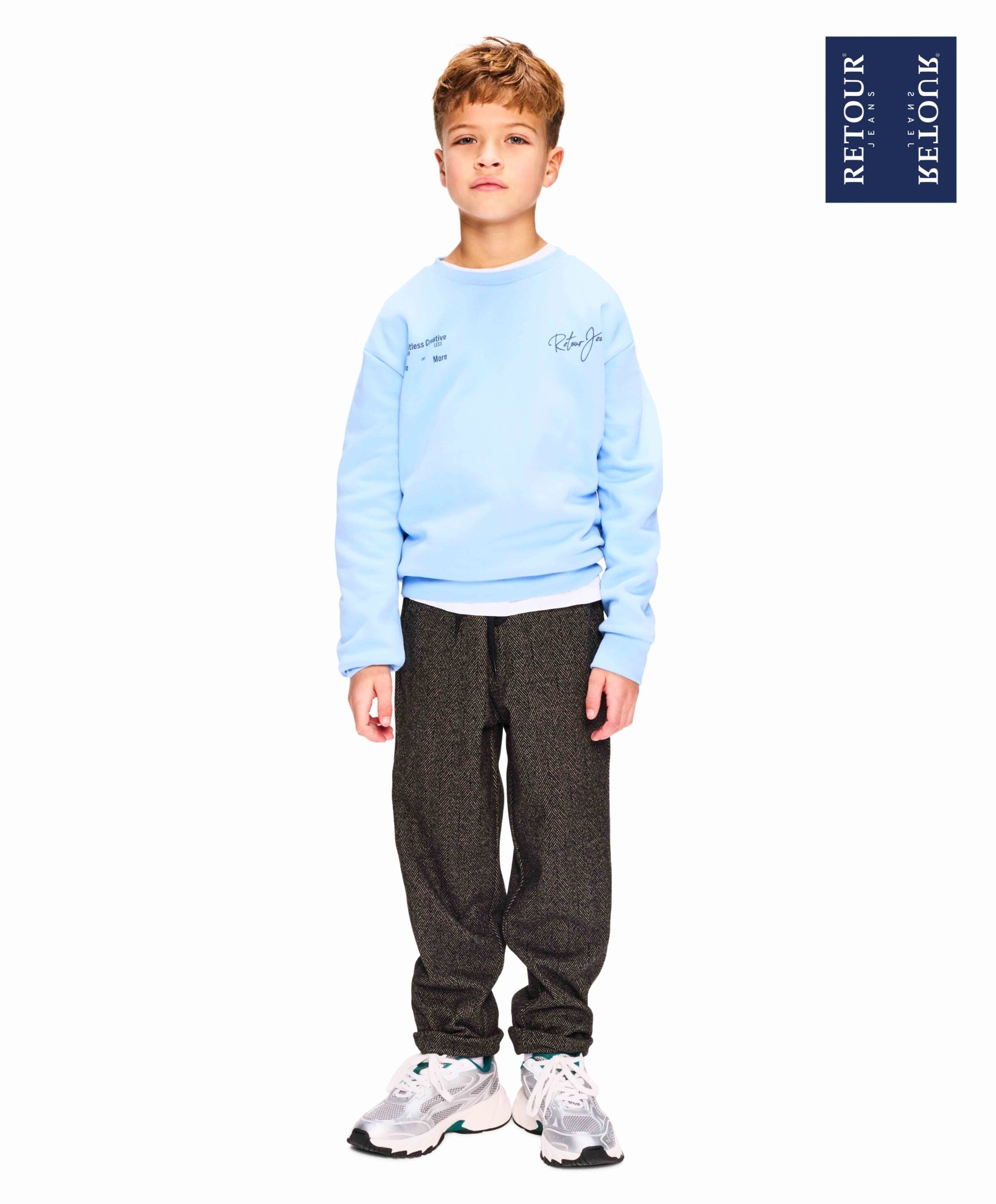 Retour Jongens trui blauw