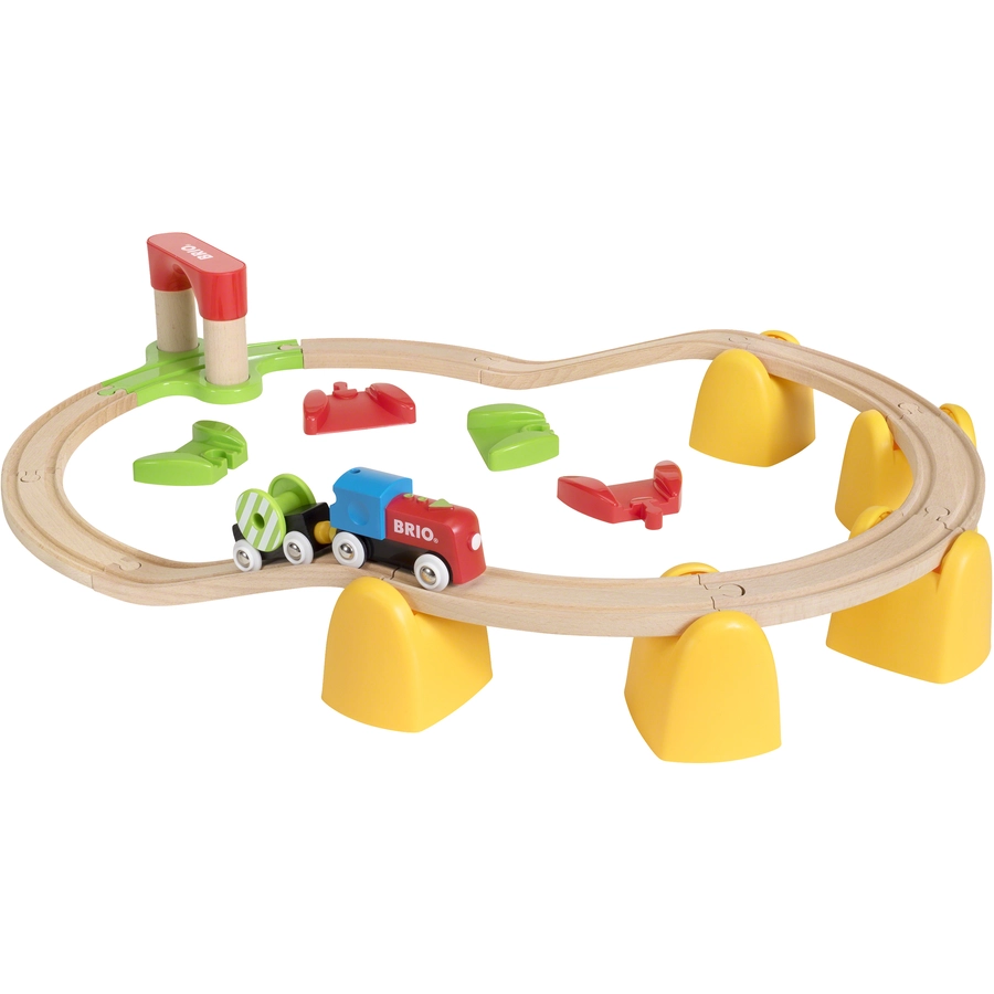 BRIO® Mein erstes BRIO Bahn Set mit Batterielok 33710