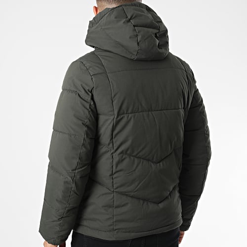 Doudoune Capuche Vert Kaki