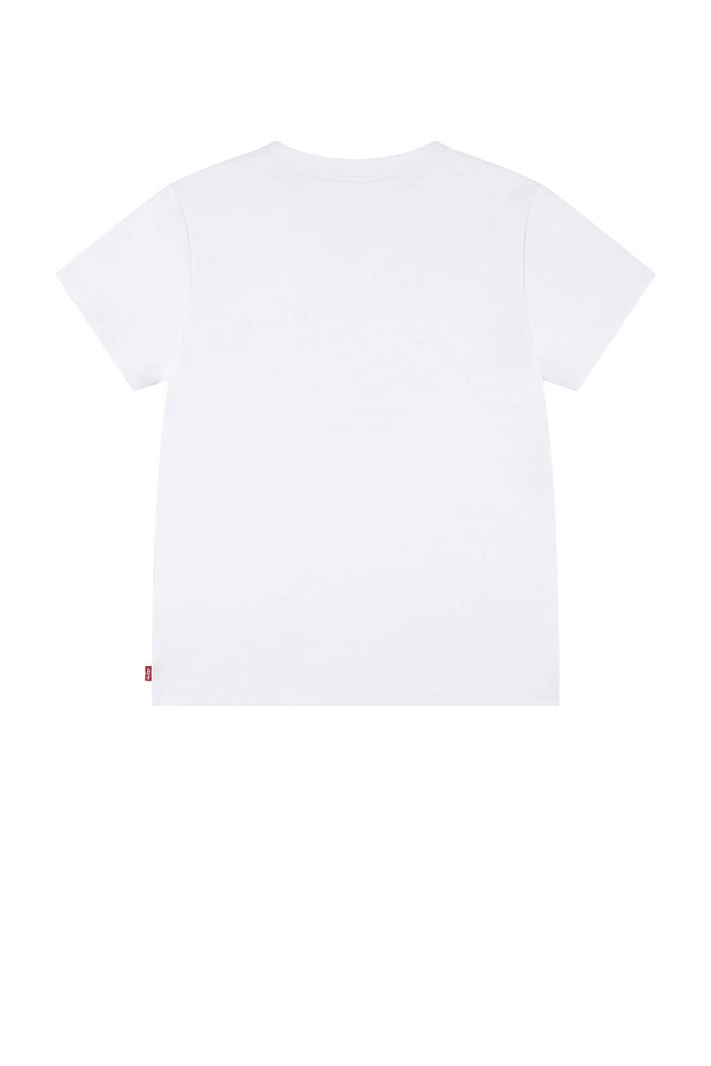 Levi's T-shirt BATWING met logo wit/rood