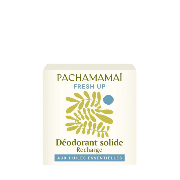 Pachamamai Déodorant Solide Fresh Up - Boîte métal et recharge 25g