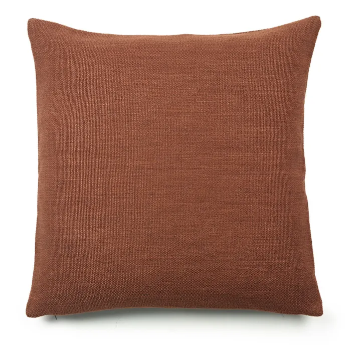 Libeco Housse de coussin Jasper | Terracotta