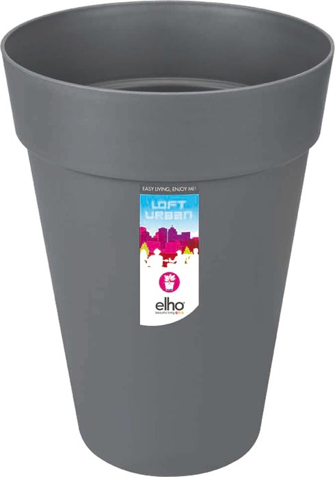 Elho bloempot Loft Urban antraciet D 27,5 H 35,8 cm