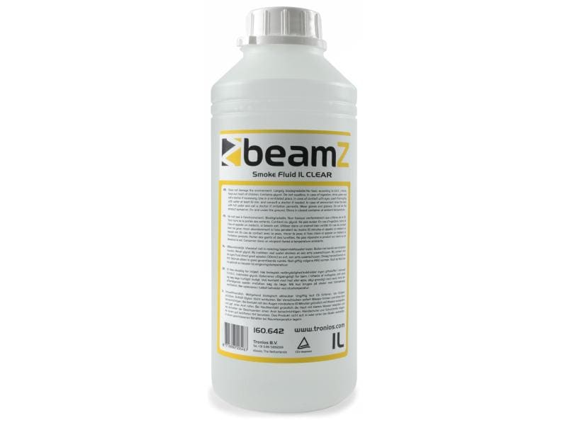 BeamZ Nebelfluid Standard Clear 1 l Nebelfluid auf Wasserbasis, 1 Liter
