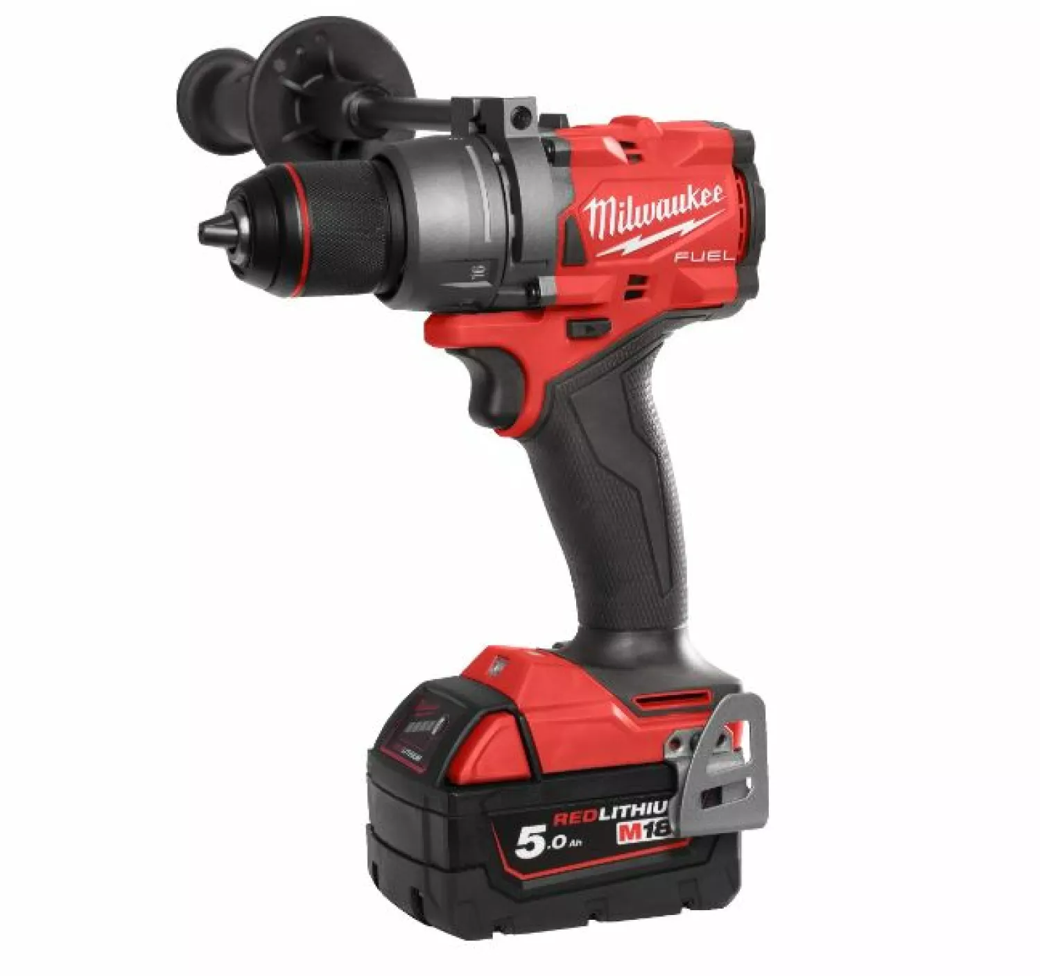Milwaukee M18 FPP2A3-502X 18V Li-Ion accu klopboor- /schroefmachine (M18 FPD3-0) & slagschroevendraaier (M18 FID3-0) combiset (2x 5.0Ah) in HD Box