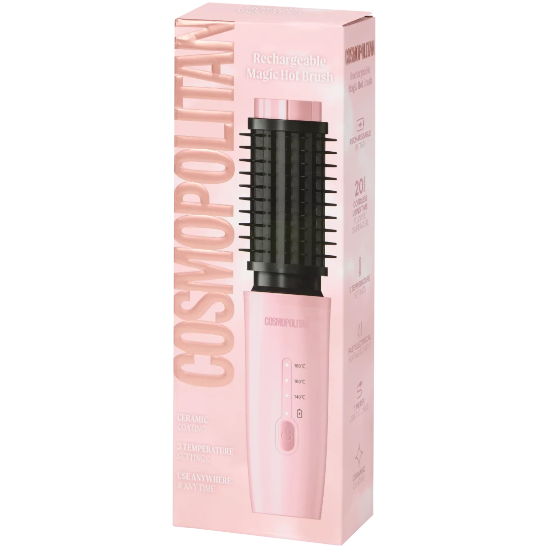 Mini-brosse chauffante sans fil Cosmopolitan